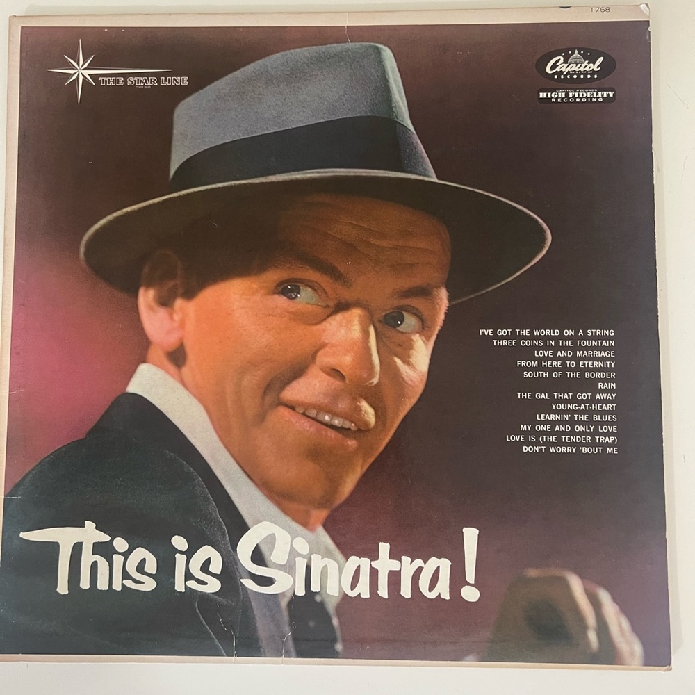 This is Sinatra! Vinyl Record by - Black